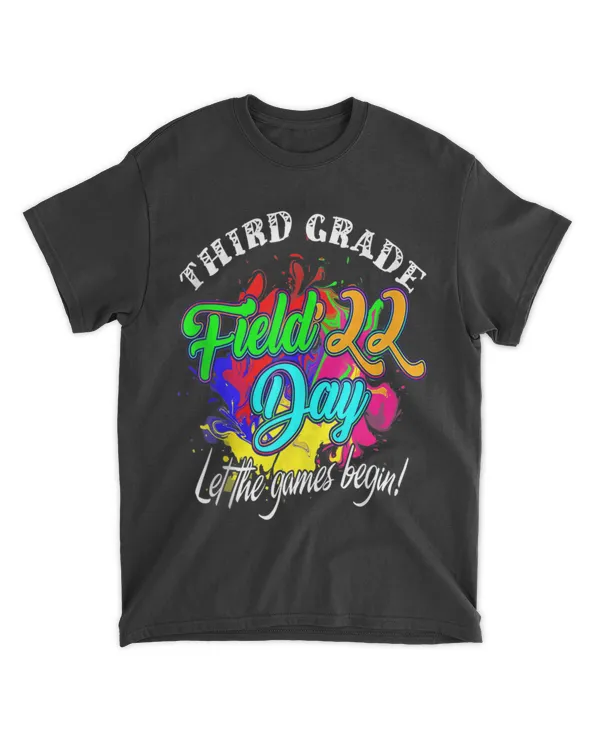 Third Grade Field Day 2022 Let The Games Begin Kids Teachers Tank Top