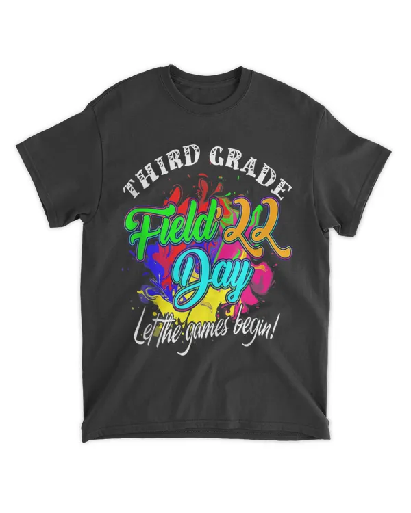 Third Grade Field Day 2022 Let The Games Begin Kids Teachers Tank Top