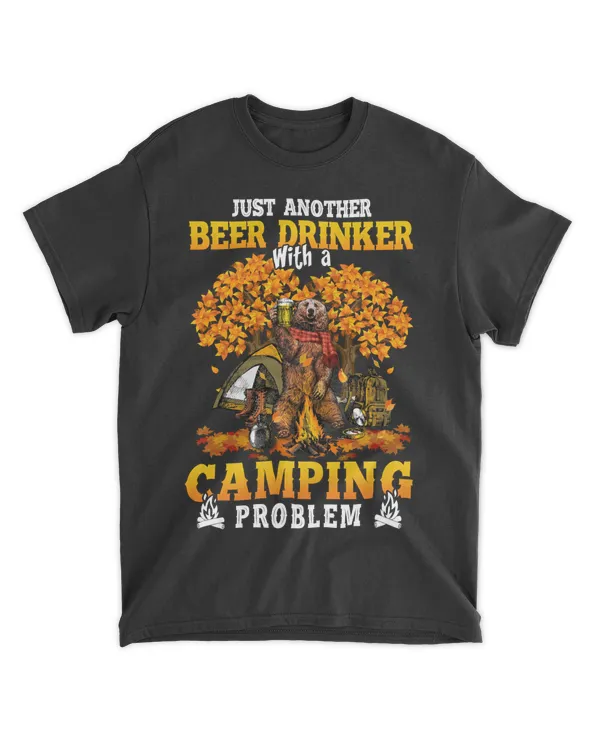 Camping Beer Autumn Just Another Beer Drinker Camper Campfire