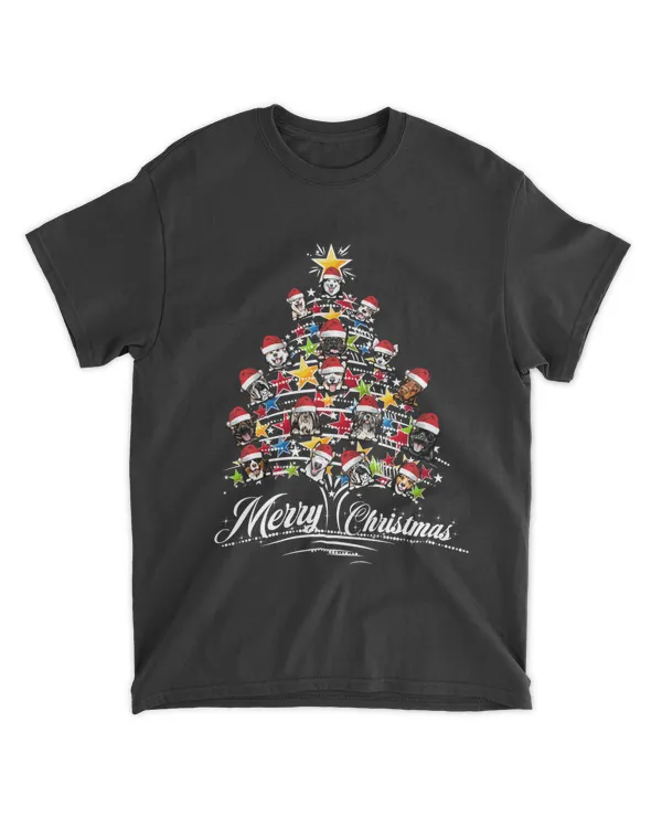 Dog Lover Christmas Tree t shirt