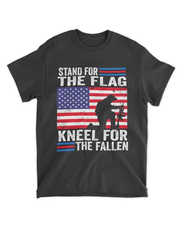 Patriotic Military Veteran American Flag Stand For Men Women shirt