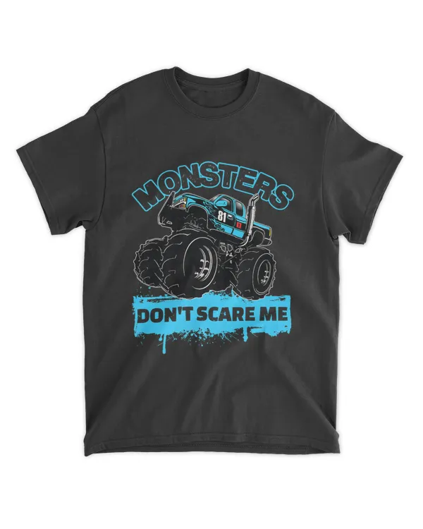 Monster Truck Monsters Don't Scare Me Premium T-Shirt