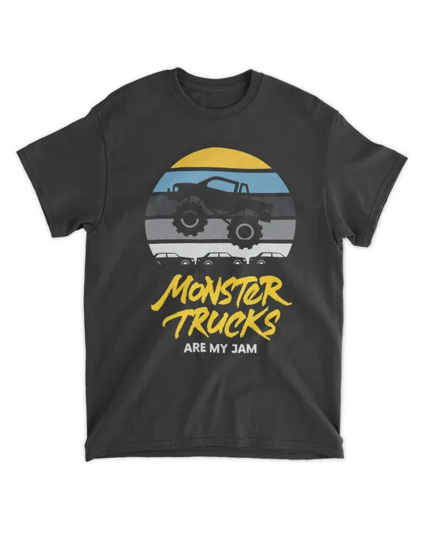 Monster Truck Vintage Big Cars Trucks Lover Gift T-Shirt