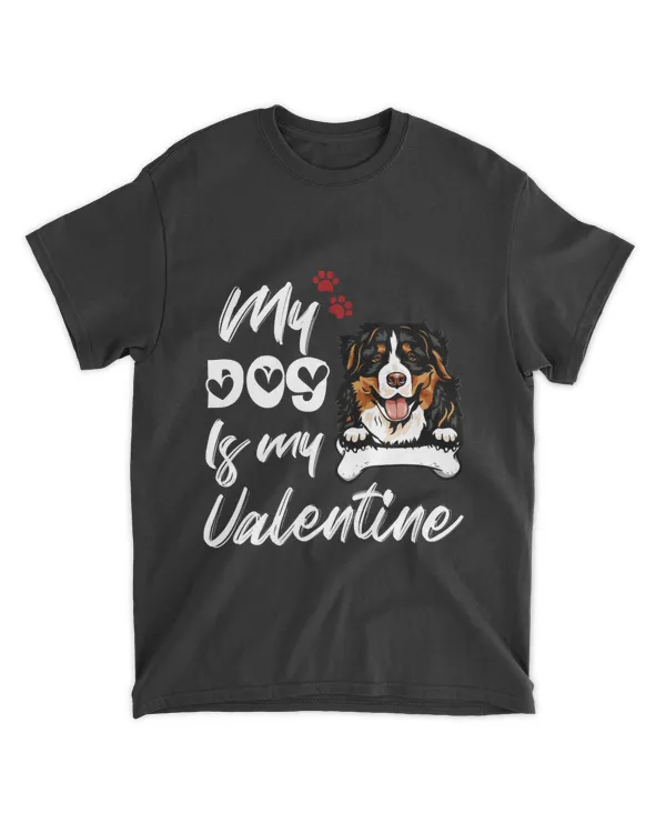RD My Dog Is My Valentine Shirt - Single Love Life Gift Shirt