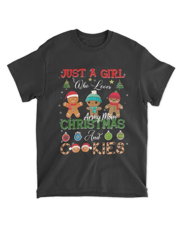 RD Just a girl who Loves Christmas and Cookies Shirt