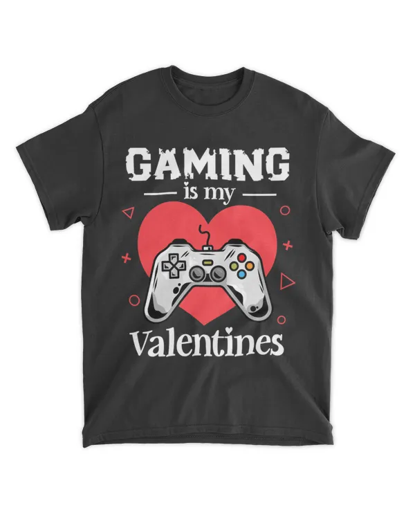 Gaming Is My Valentine Valentines Day Gamer Gift Classic T-Shirt