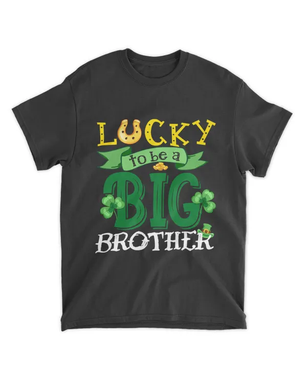 RD Kids Lucky To Be A Brother St. Patricks Day Shamrock Toddler Boy Shirt