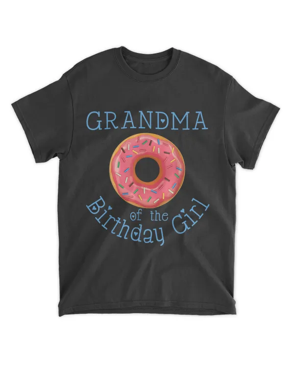 Family Donut Birthday Shirt Grandma of the Birthday Girl T-Shirt - Mothers Day Shirts For Grandma