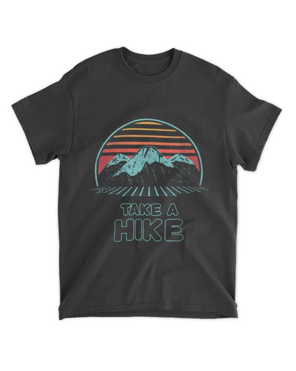 Hiking Retro 80s Style Take A Hike T-Shirt