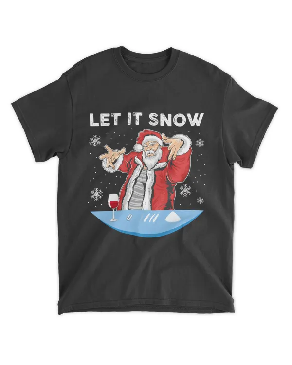 Frozen Let It Snow Santa Claus Cocaine Christmas 4