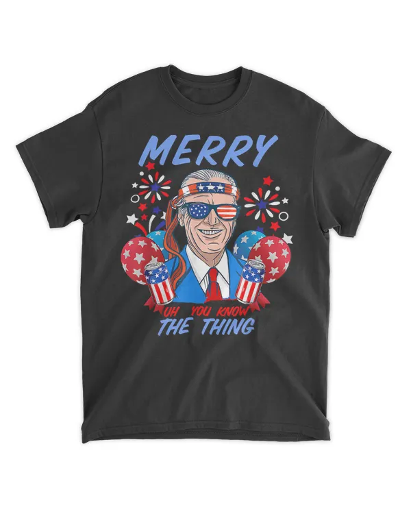 4th Of July Biden Christmas Independence Day T-Shirt