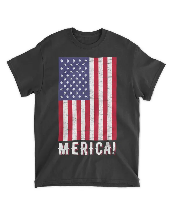 4th of July Independence Day USA American Flag Patriotic T-Shirt