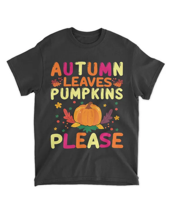 Autumn Leaves And Pumpkins Please Fall Lover