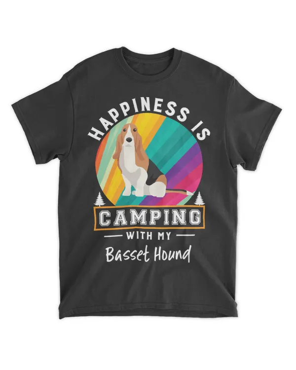 Camping Camp Basset Hound Dog TDog Lover Camper