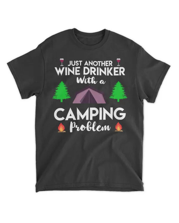 Camping Camp Best Tee For Wine Lover Costume ForLovercamper Camper