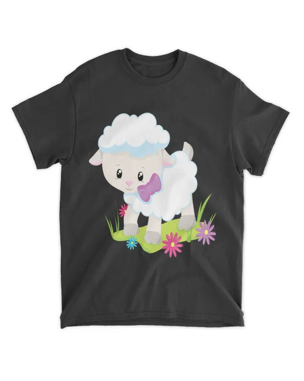 Easter Lamb Shirt Kids School Teacher Sheep Ewe