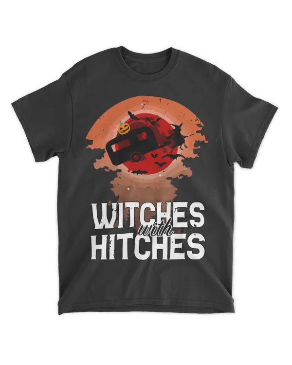 Camping Camp Witches With Hitches Funny Halloween 417 Camper