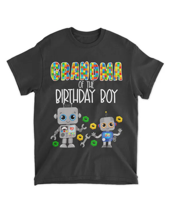 Grandma Of The Birthday Boy Robots Party Robotics Birthday