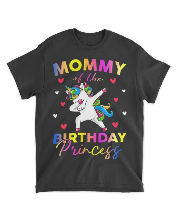 Mommy of the Birthday Princess Dabbing Unicorn Mothers Day