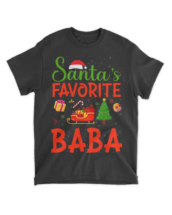 Mens Xmas Tree Santas Favorite Baba Matching Christmas Pajamas