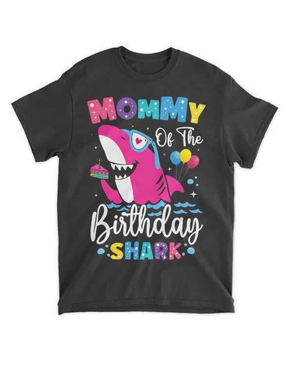 Mommy of the Shark Birthday Mom Matching Family