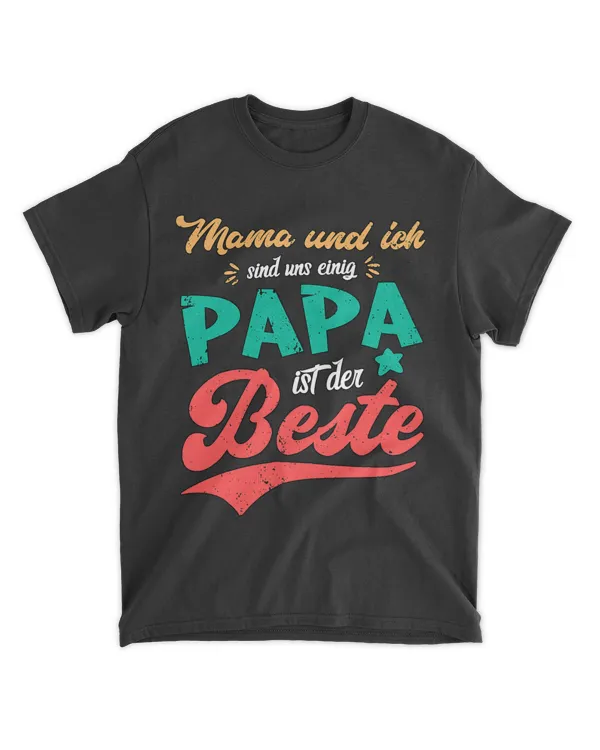 Papa ist der Beste Fathers Day Birthday Funny Saying Papi