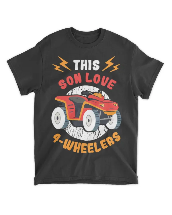 This Son Love 4 Wheelers Quad Offroad Riding ATV Motor Quad