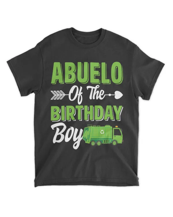 Abuelo Of The Birthday Boy Garbage Truck Matching Family