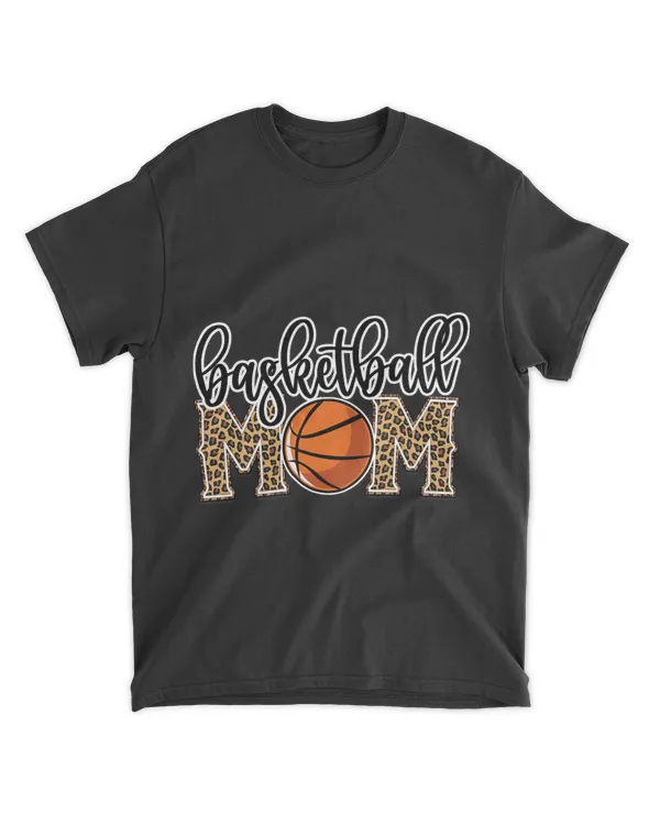 Basketball Mom Leopard Print Cheetah Proud Mom Sport