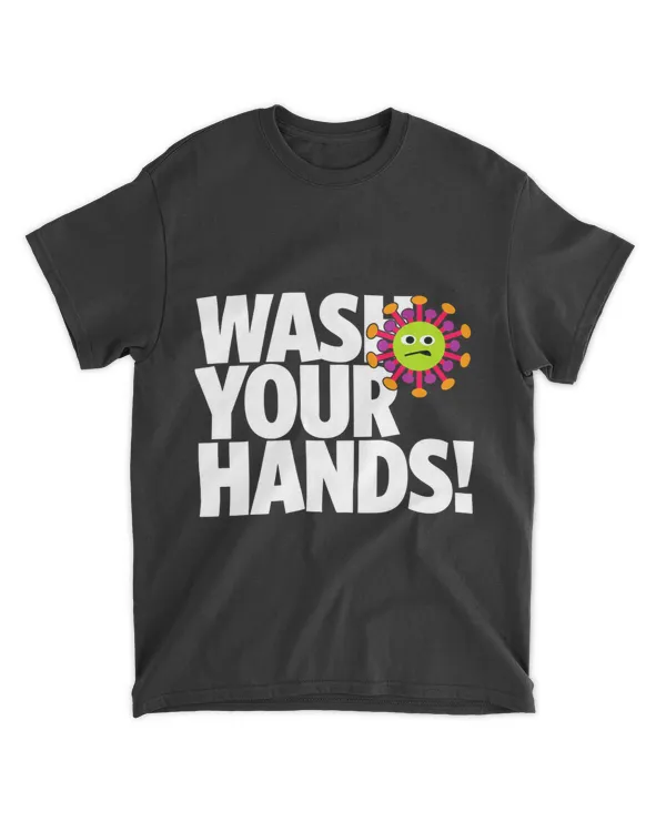 Fun Cartoon Instruction Health Advice Wash Your Hands
