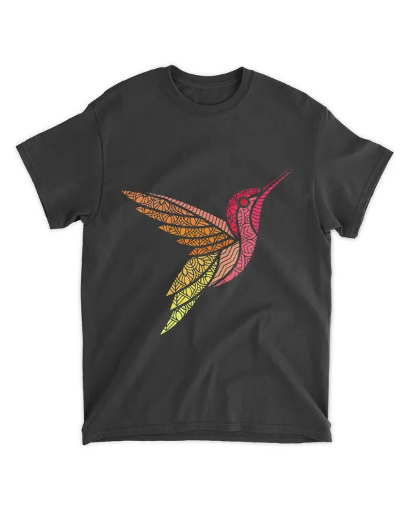 Hummingbird Bird Animal Mandala Design Art Drawing