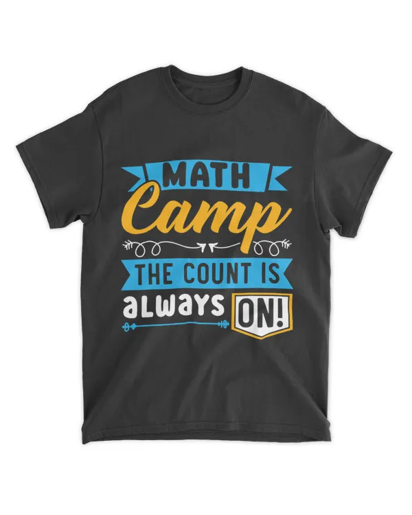 Math Camp Mathematician Camper Mathematics Camping