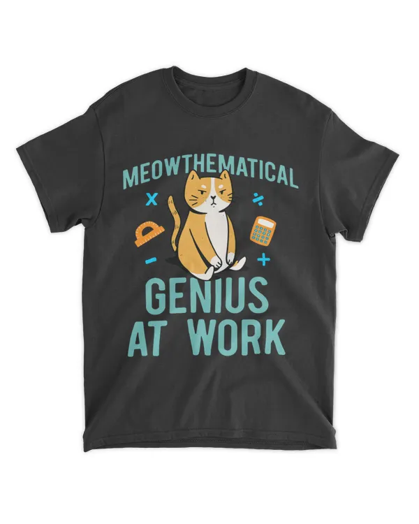 Math Cat Lover Teacher Pet Owner Humor Nerdy Mathematics 28