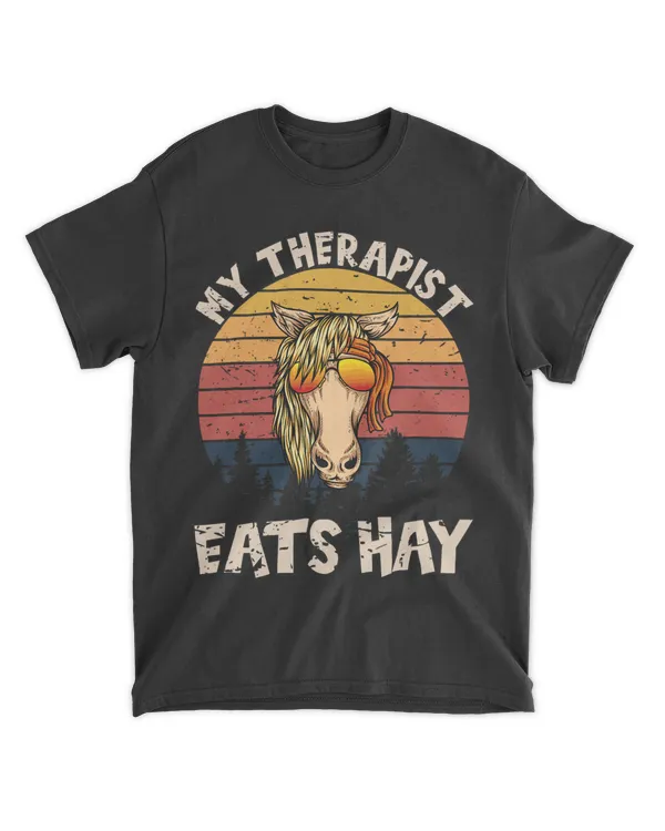 My Therapist Eats Hay Funny Horse Sunglasses
