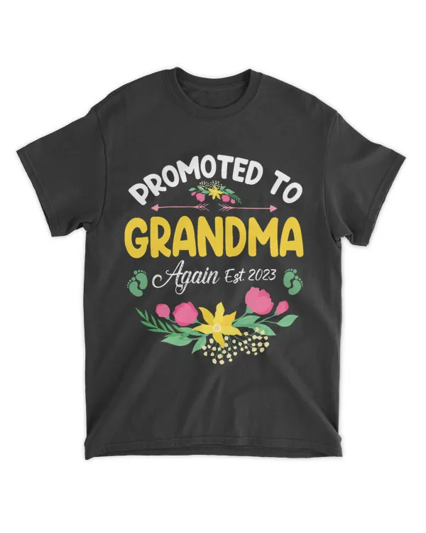 Flowers Promoted To Grandma Again Est 2Nana Son Daughter