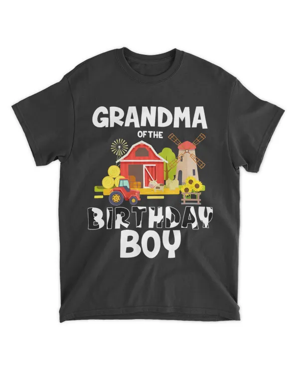 Grandma Of The Birthday Boy Barnyard Farm Animals Matching