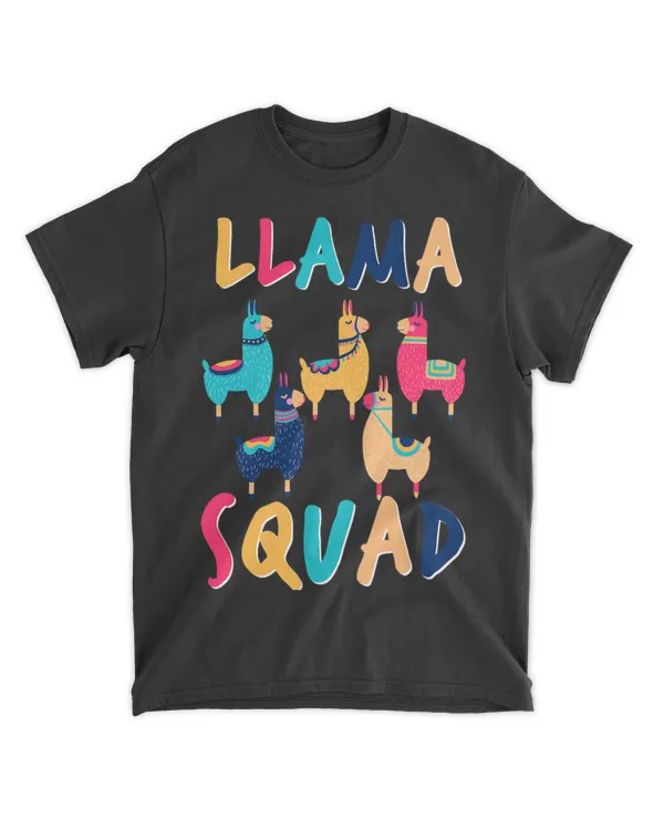 Funny Llama Squad With Sunglasses Cool Llamas 21