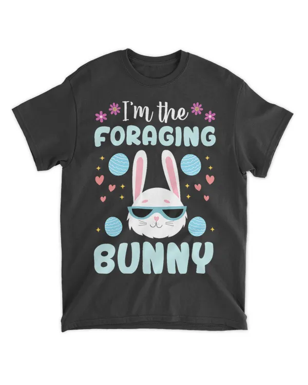 Im The Foraging Bunny Floral Matching Family Easter Rabbit