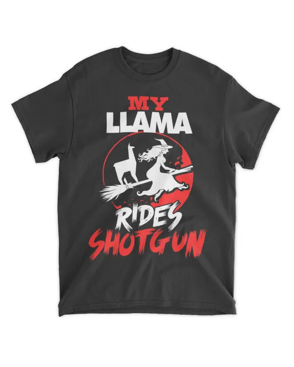 My Llama Rides Shotgun Halloween