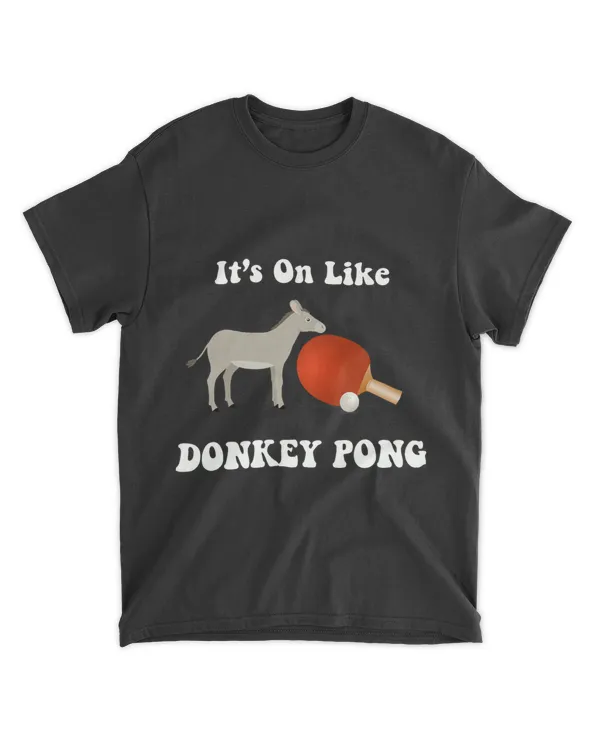 Its On Like Donkey Pong a Gamer Table Tennis Players