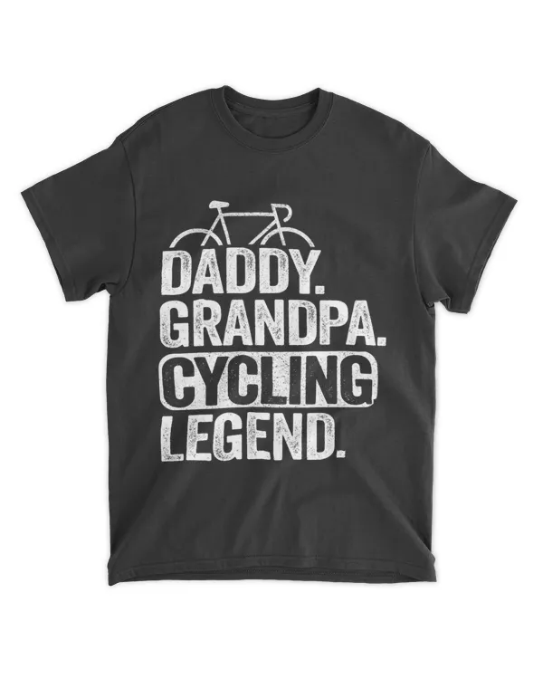 Mens Daddy Grandpa Cycling Legend Bicycle Dad Funny Cyclist 21