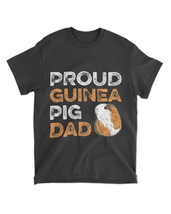 Mens Proud Guinea Pig Dad Design for your Guinea Pig Dad