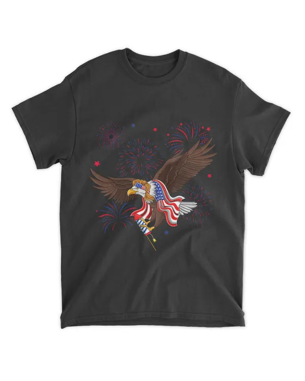 Patriotic Eagle Mullet 4th Of July Amercian Flag Pride USA