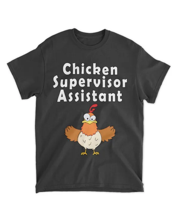 Chicken Supervisor Assistant Funny Crazy Chicken