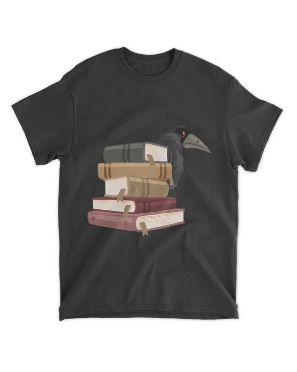 Dark Academia Aesthetic Raven Crow On Old Vintage Books 24