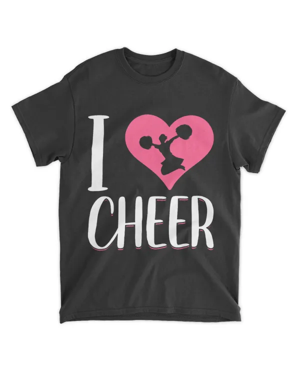 I Heart Cheer Cheerleading Girls Cheerleader I Love Cheer