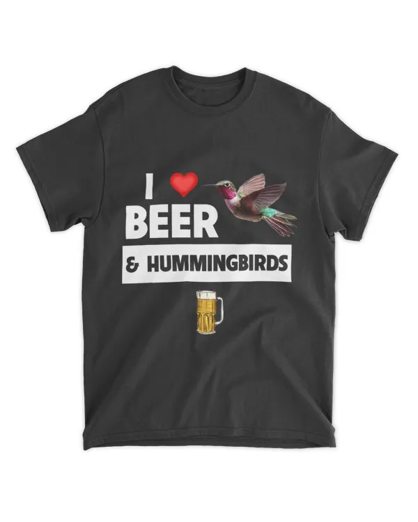 I Love Beer and Hummingbirds Feeder Bird Watching
