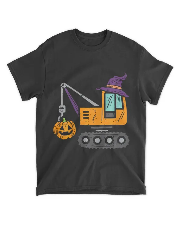 Kids Crane Truck Pumpkin Toddler Baby Boys Halloween Kids