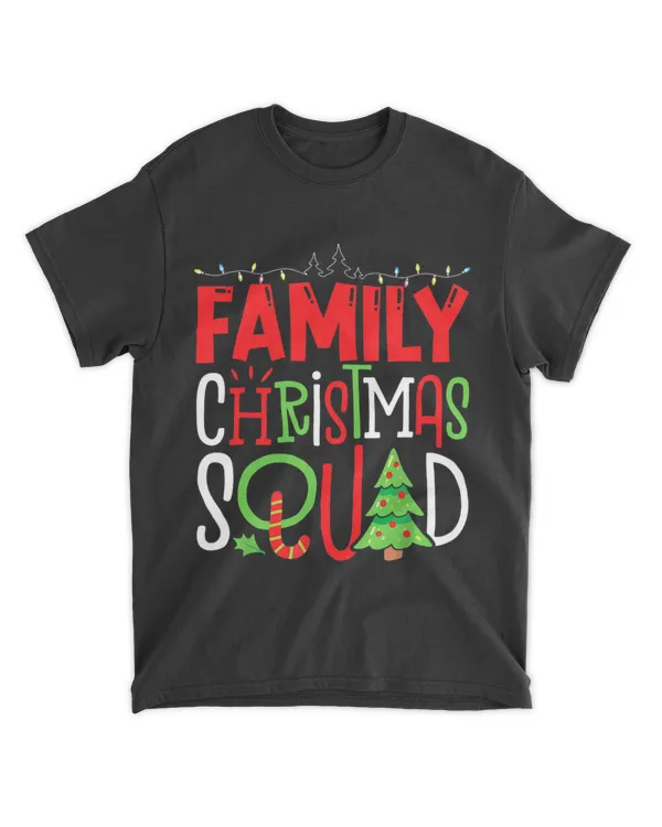 Merry Family Christmas Squad Buffalo Plaid Red Xmas Pajamas