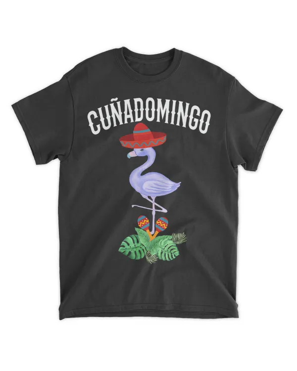 Mens Cunadomingo Spanish Brother In Law Flamingo With Mexican Hat